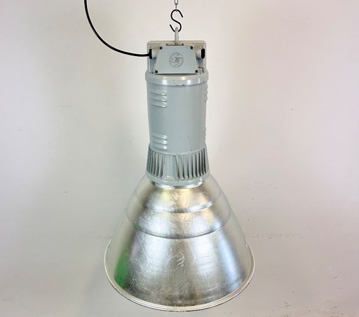 Large Industrial Aluminium Pendant Light from Elektrosvit, 1960s