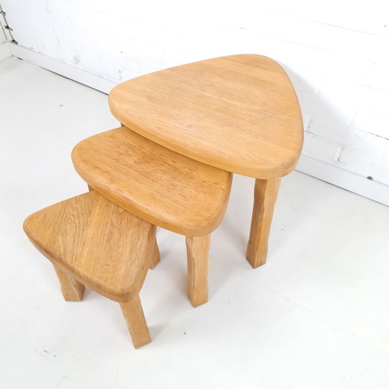 Image 1 of Vintage mimiset nesting tables brutalist jaren 70