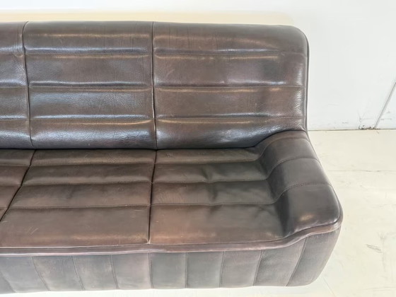 Image 1 of 2 x Canapé en cuir De Sede DS 84 avec assise rembourrée, design de groupe