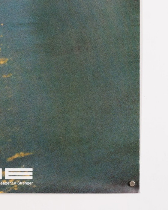 Image 1 of Porsche 6 Jahre Langzeit Garantie – 1976 – Original Vintage Porsche Poster by Werbeagentur Strenger – Mid-Century – 102x76cm