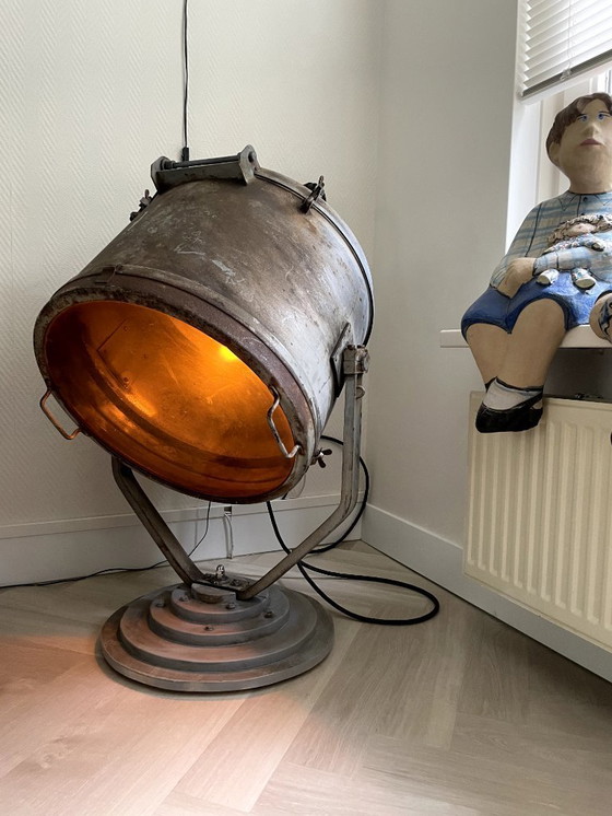 Image 1 of Floor lamp, maritime searchlight, industrial