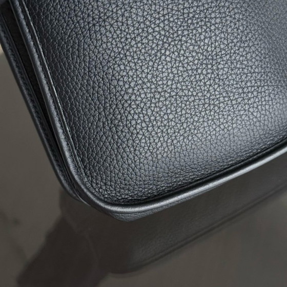 Image 1 of HERMES EVELYN MINI - CLÉMENCE Y STAMP NOIR OR