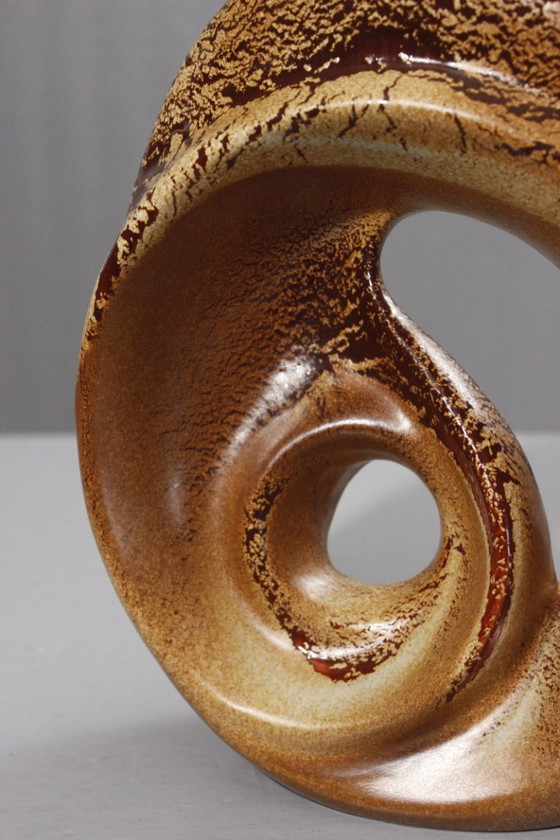 Image 1 of Roberto Rigon für Bertoncello Ceramiche – Freiformvase Italien 1970er Jahre