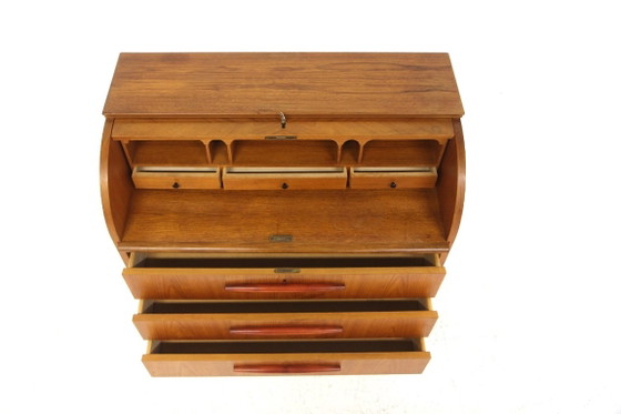 Scandinavian Teak Secretary, Bröderna Gustafssons, Sweden, 1950, Broderna Gustafssons, Storage cabinet, Wood (photo 3 of 7)