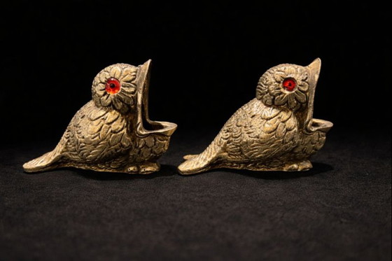 Image 1 of Antiques match hoders baby birds