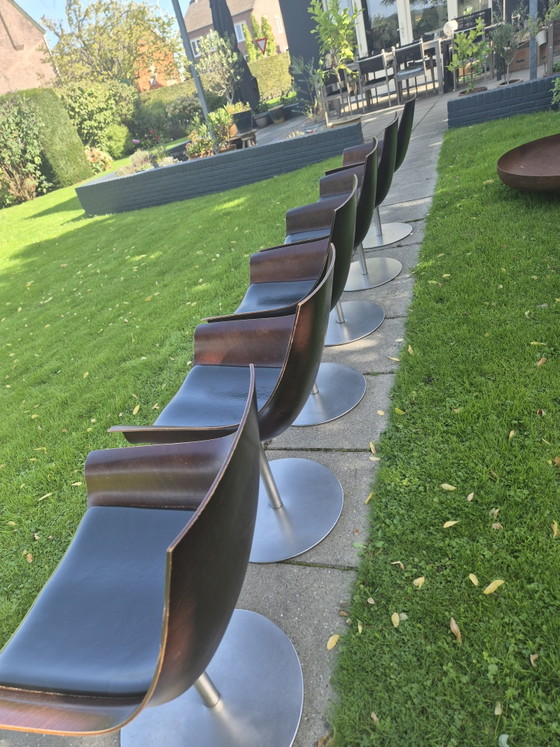 Vintage rare set of 6 original Lapalma Cox design chairs – Dining chairs, rvs, Wood (photo 4 of 15)