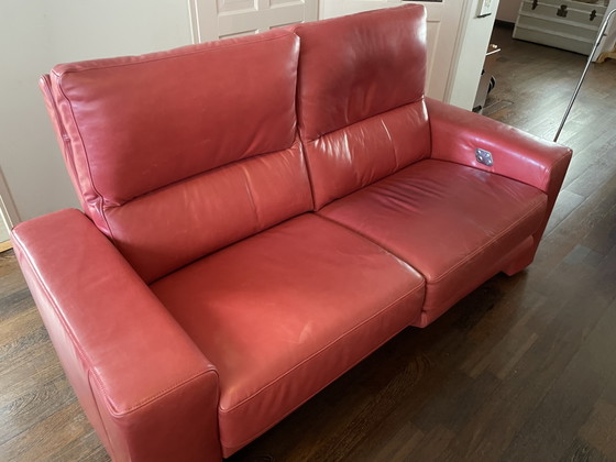 Image 1 of Divano Concept Plus con 2 posti e mezzo, colore rosso relax (Grand Classic)