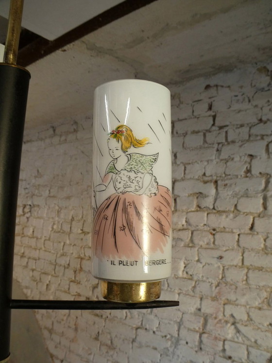 Lampadario con illustrazioni di filastrocche, 1950 (photo 3 of 12)