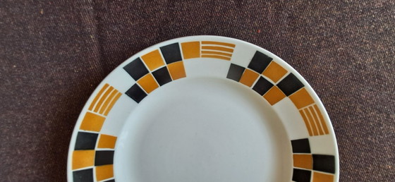 Antique Art Deco Plate made in France – Badonviller, Crockery, Ceramic (photo 3 of 6)