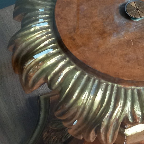 Image 1 of Unique Hollywood Regency side table 2 of 2