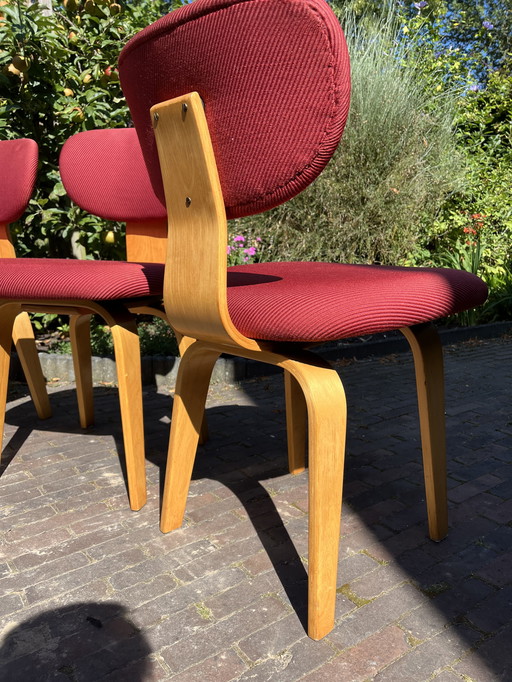 4x Pastoe Sb02 Dining Chair