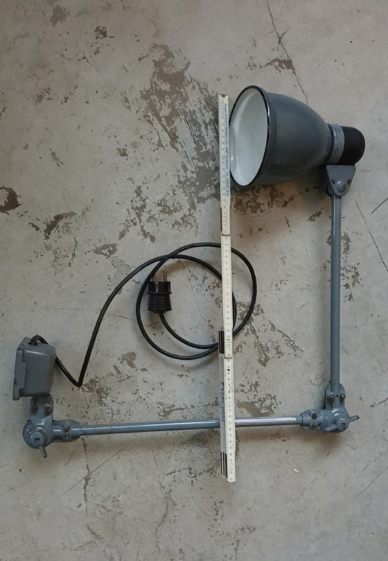 Image 1 of Fabrilux industriële lamp in Bauhaus-stijl, ontwerp voor werkverlichting
