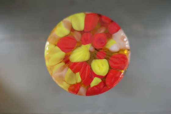 Image 1 of Vaso in vetro ambrato Art Déco