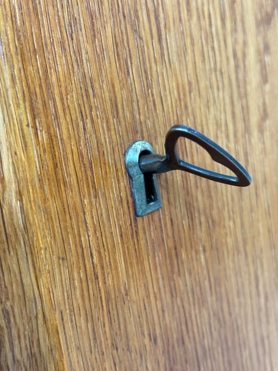 Image 1 of Vintage Hellerau highboard linnenkast kast schotelkast