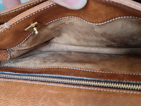 Delvaux Vintage 'D' Borsa a tracolla / Spalla, Pelle di vitello Cognac (Set Completo), Borse a tracolla (foto 12 di 15)