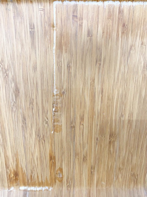 Image 1 of Bamboo Dining Set Table and Chairs by Henrik Tjaerby for Artek Studio, Set of 5