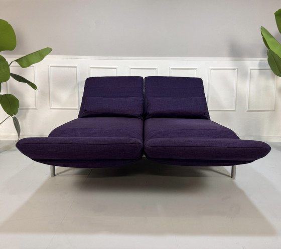 Image 1 of Tentoonstellingsmeubel Rolf Benz Plura stof aubergine