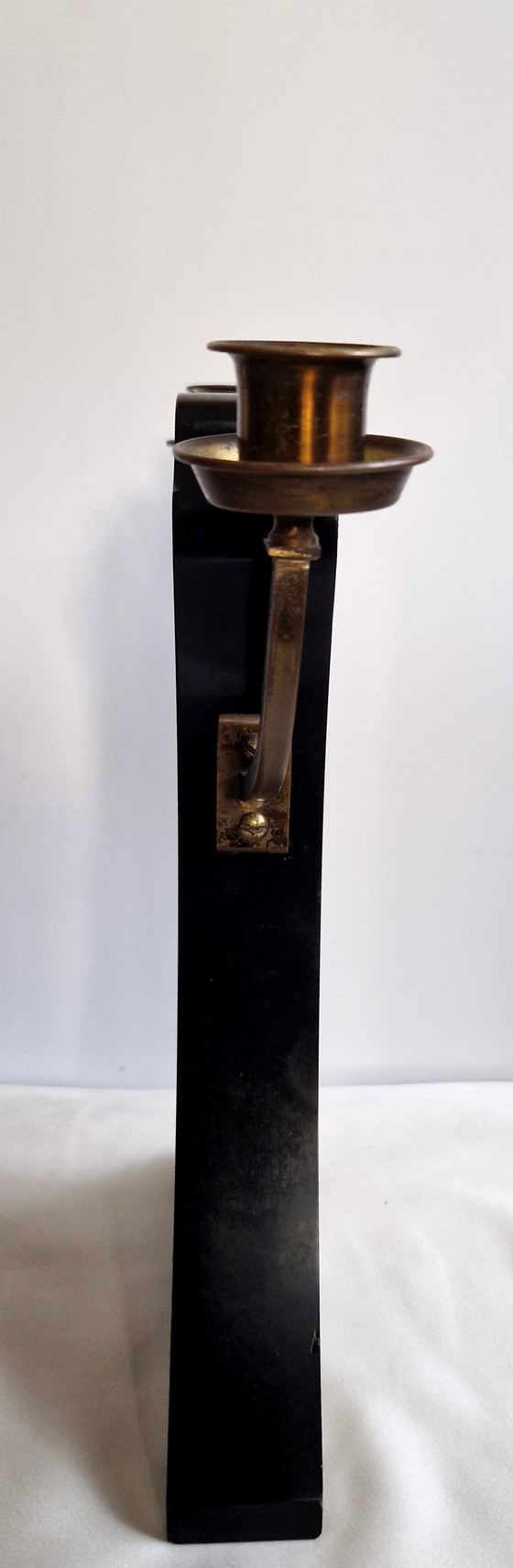 Image 1 of Candelieri in marmo Art Déco con accenti dorati