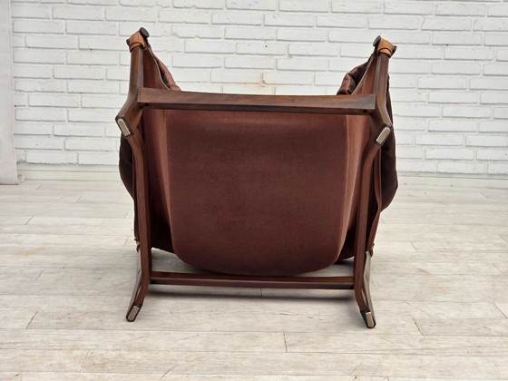 Image 1 of Fauteuil lounge « Trega », design norvégien des années 1970 par Tormod Alnaes.