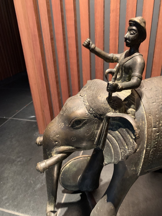 Image 1 of Rare - grand jouet de temple vintage d'Inde