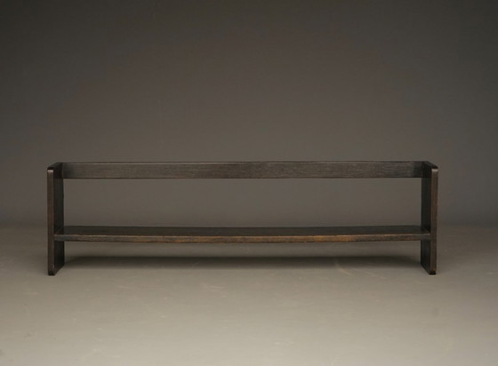 Image 1 of Scaffale per libri in legno di quercia della Scuola Haagse Bauhaus