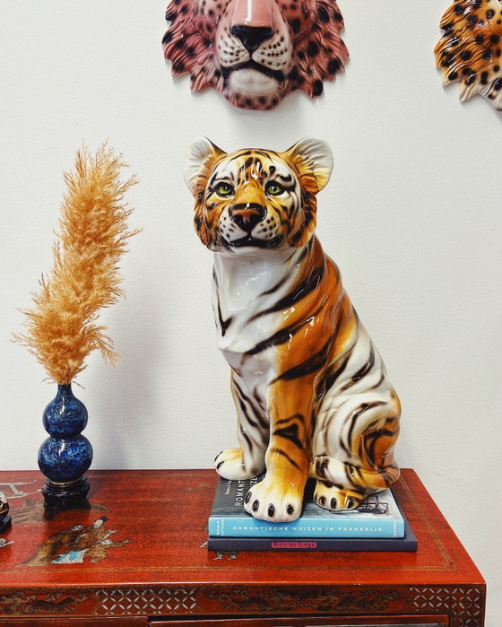 Image 1 of Tigre en céramique