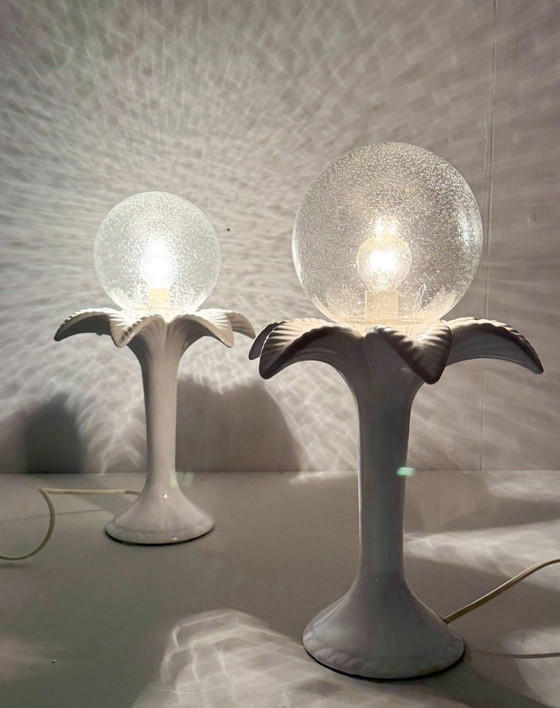 Image 1 of 2er Set/Tischlampen/Tischleuchten im Stile von Michael Anderson, Hollywood Regency, 1970er Jahre