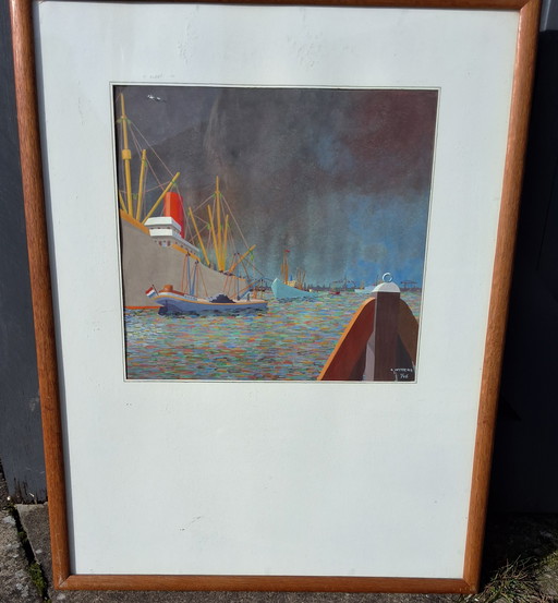 Rotterdam harbour, Cees Witters