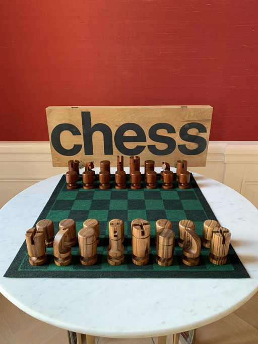 Jeu d'échecs original Carl Auböck III des années 60