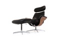 Almost as New! Hjellegjerde / Fjörds Scandinavian Functional Lounge Chair / Relax Sessel with Leather, Chrome and Oak