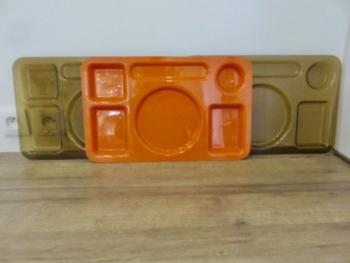 Set van 3 Luigi Massoni design dienbladen voor Guzzini, Italië, 1970