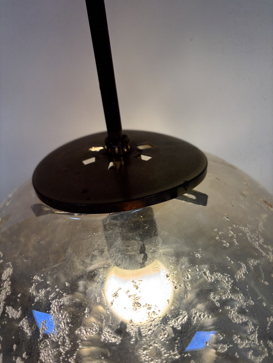 Image 1 of Rare suspension vintage – Glashütte, Limbourg, avec un magnifique effet bulles/glace