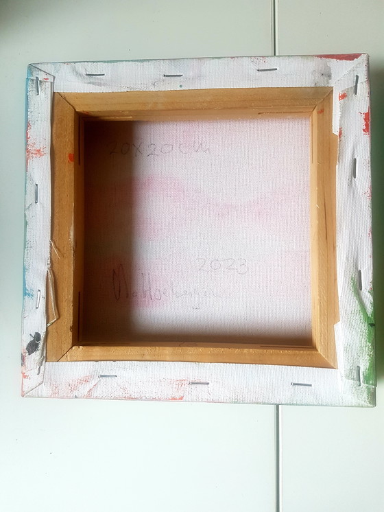 Image 1 of 2 Acrylic paintings,I come out of the egg