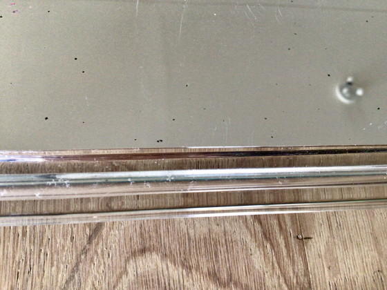 Image 1 of Art-Deco-Dienblade mit Spiegelglas