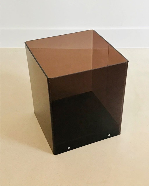 Altuglas wastepaper basket for Michel Dumas, France 1970s