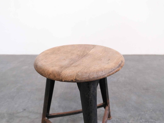Image 1 of Sgabello industriale vintage, design loft di metà secolo