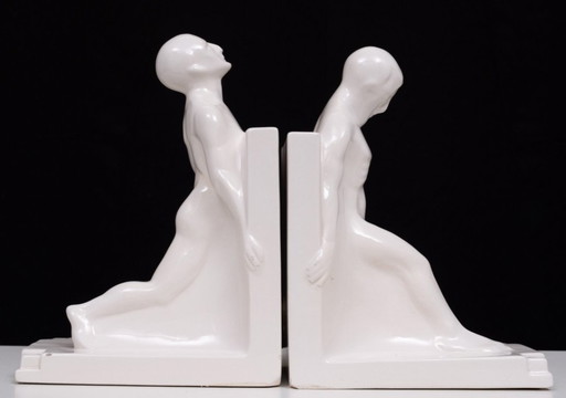 2x bookends - Godefridus Boonekamp - Art Deco - 1930s