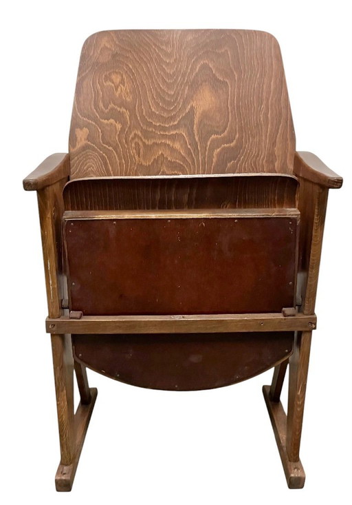 Butaca de cine vintage de Ton, años 60