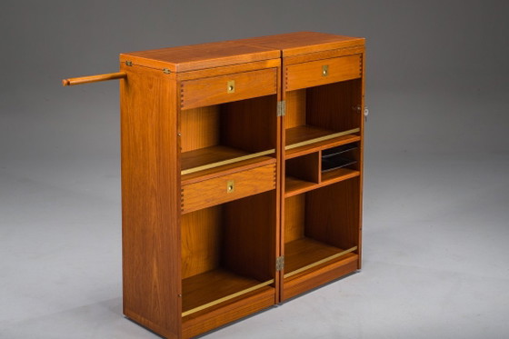 Vintage Teak Bar Cabinet by Reno Wahl Iversen for Dyrlund, Denmark, 1960s – Bar carts, Wood (photo 11 of 24)