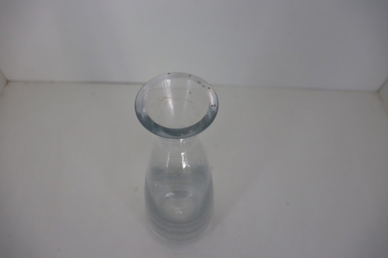 Beautiful Hand Blown Crystal Decanter – Krosno "Bonny" (Poland) - 38 cm – Vases, Glass (photo 7 of 7)