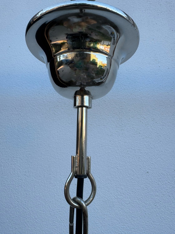 Lampada a Sospensione Moderna in Metallo Cromato Martellato – Lampade a sospensione, Chrome (photo 9 of 14)