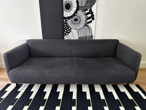 Boconcept Modena 3-seater sofa with gray Lux Felt fabric