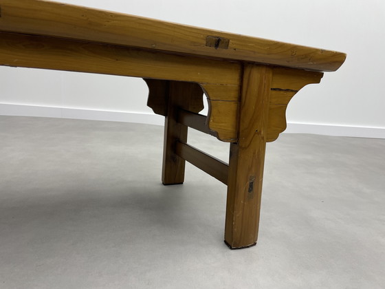 Image 1 of Vintage Chinese houten bank  