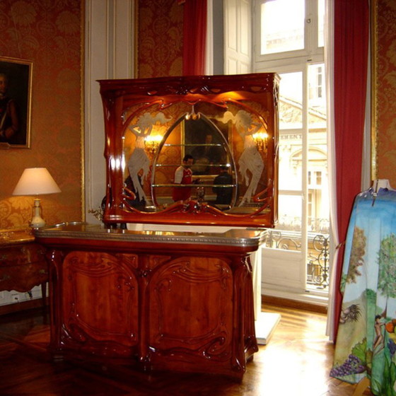 Piano di lavoro in stile Art Nouveau - Pezzo unico – Sculture, Wood (photo 2 of 9)