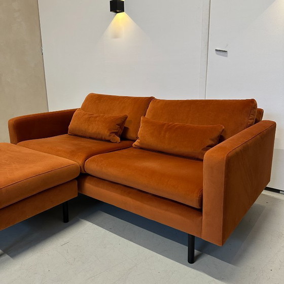 Image 1 of Sofá recto Goossens con reposapiés 180x90cm