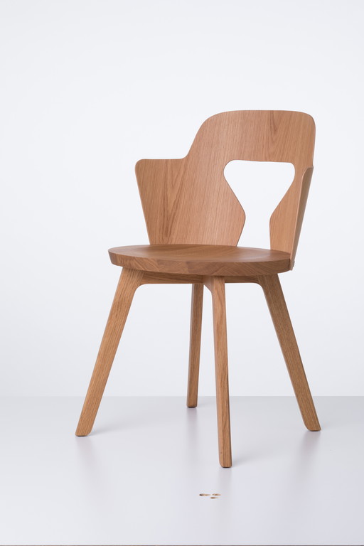 4X Stammplatz Chair, Design Alfredo Häberli, With Armrests