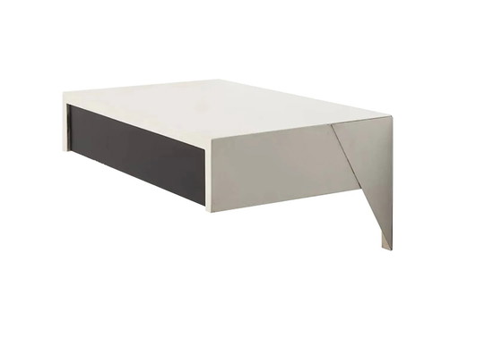 Set van twee Martin Visser DD01 Bergeijk wandplanken met lades voor Spectrum, Nederland 1956 – Wandrek, Wood (photo 5 of 6)