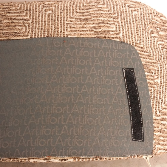 Artifort F154 Armchair Geoffrey Harcourt Newly Upholstered Vintage Design – Textile, Metal (photo 12 of 12)