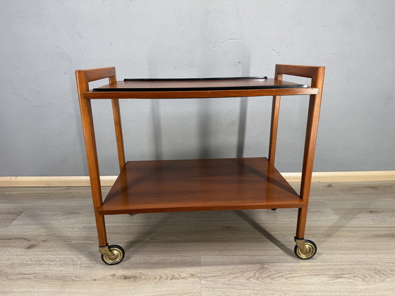 Image 1 of Chariot de service Mid Century Modern | design scandinave | ca. 1960