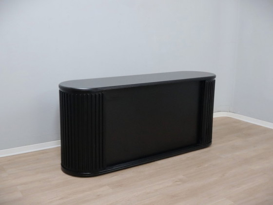 Image 1 of Vintage A'dammer gelamineerd dressoir van A. van den Nieuwelaar voor De Padova 1970